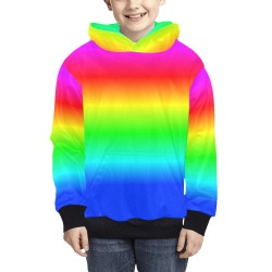 Gradient (8) Kids' All Over Print Hoodie (Model H38)