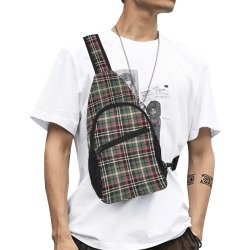 Classic Plaid All Over Print Chest Bag (Model 1719)