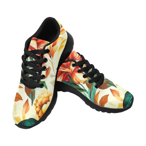 flowers botanic art (1) running shoes Men’s Running Shoes (Model 020)
