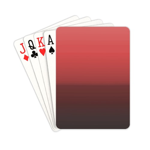 orn red Playing Cards 2.5"x3.5"