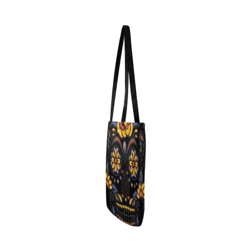 Sugar Skull Reusable Shopping Bag Model 1660 (Two sides)