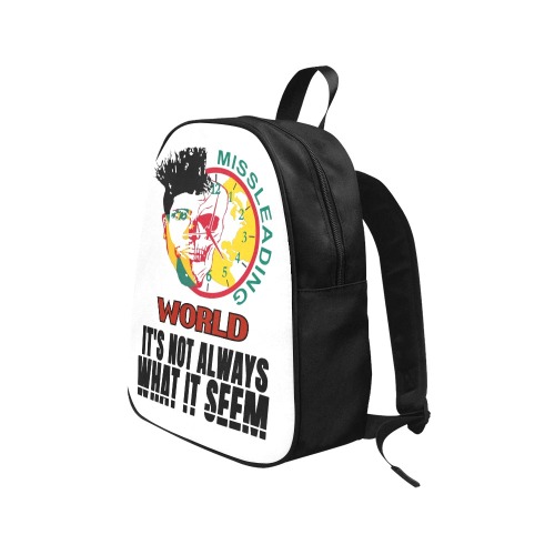 back pack Fabric School Backpack (Model 1682) (Medium)
