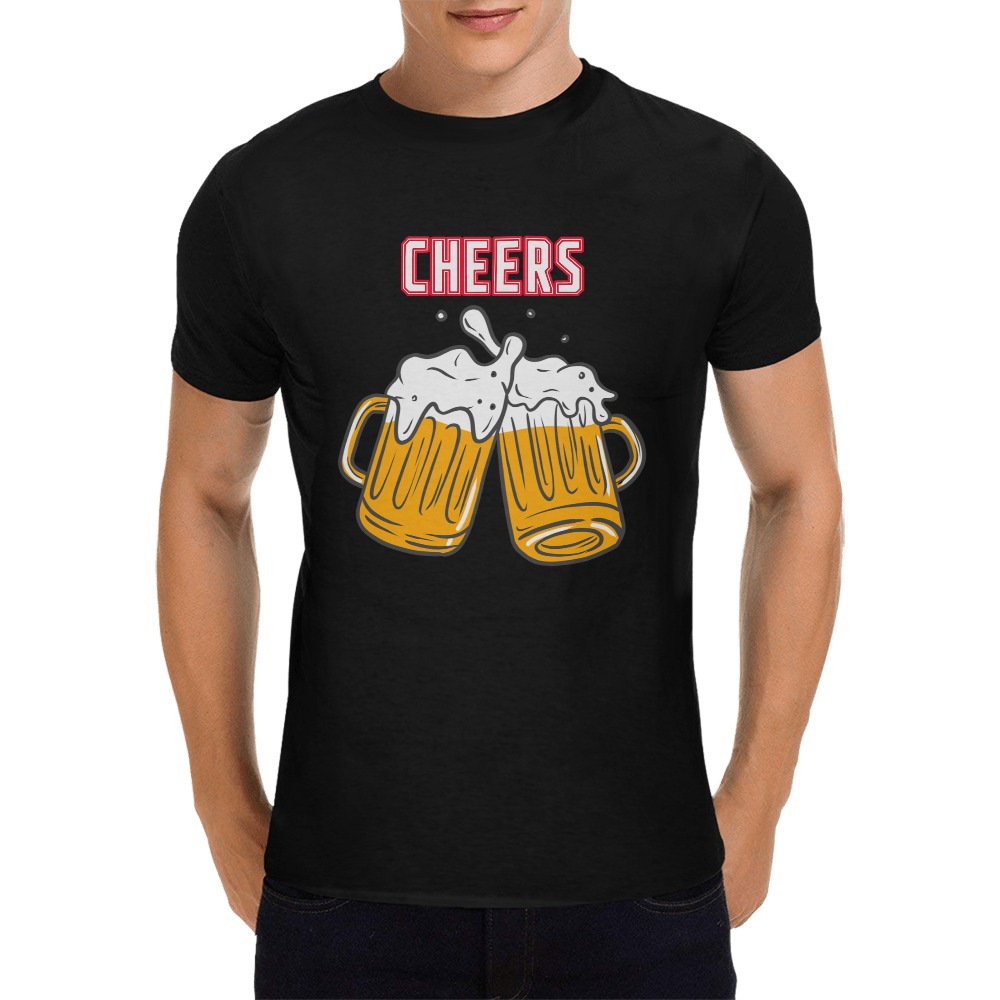 CHEERS Men's T-Shirt in USA Size (Front Printing Only)
