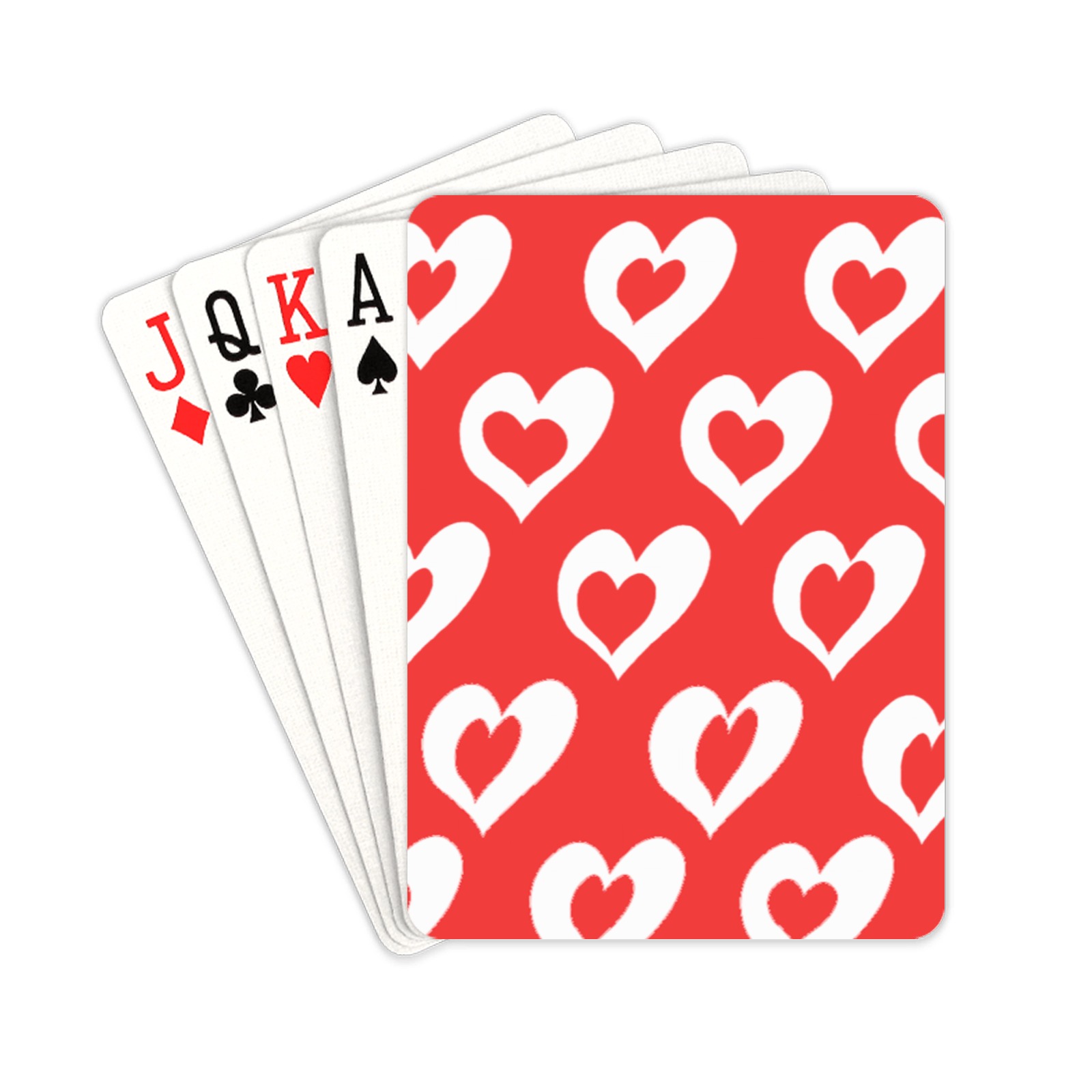 hearts in hearts Playing Cards 2.5"x3.5"