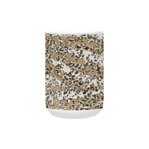 0060-WILD SKIN ANIMAL Custom Ceramic Mug (15OZ)