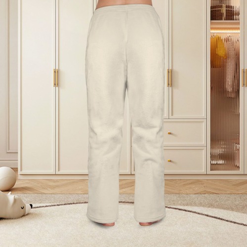Buttercream Women's Coral Fleece Pajama Trousers (Model L76)