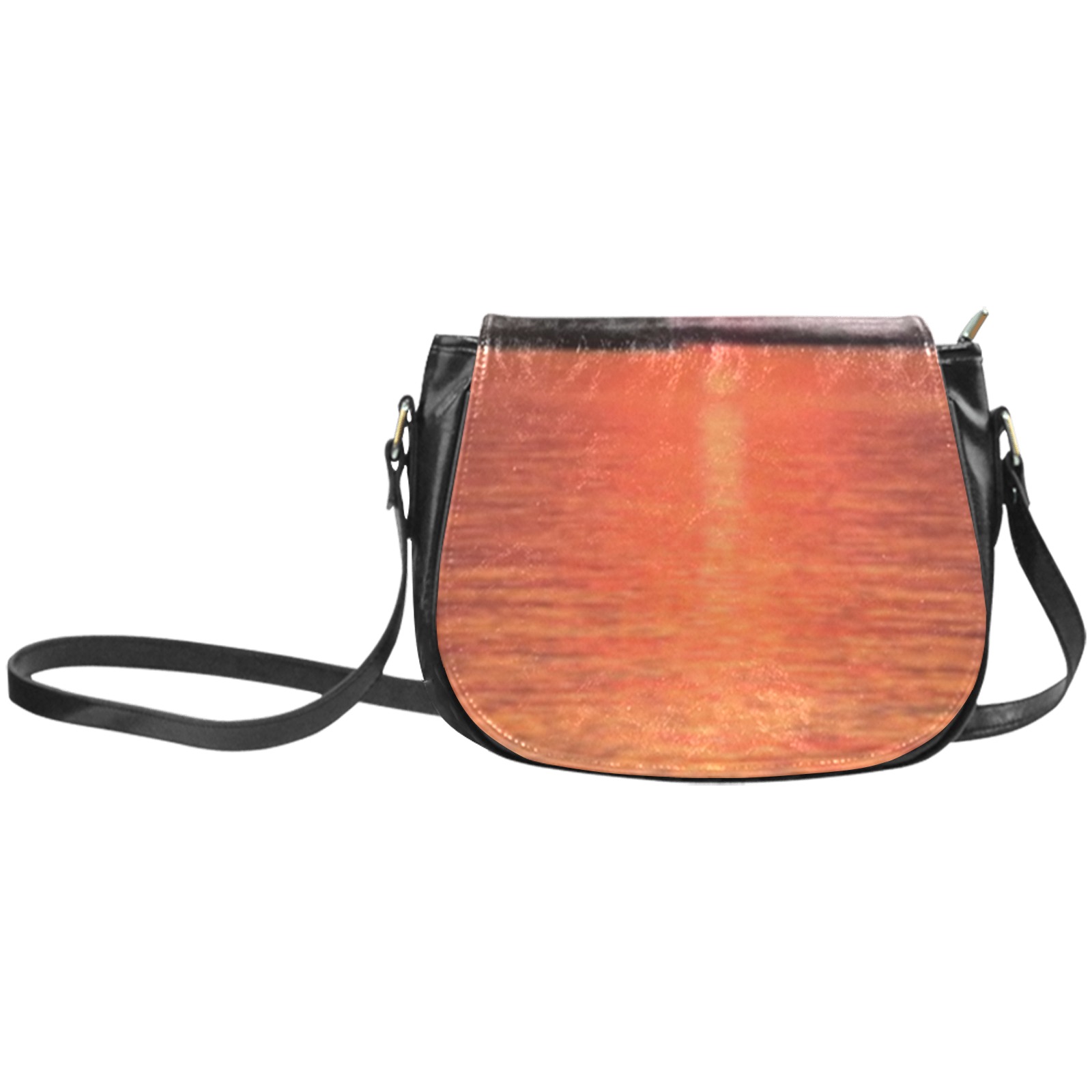 Lady Pink Sunset Collection Classic Saddle Bag/Small (Model 1648)