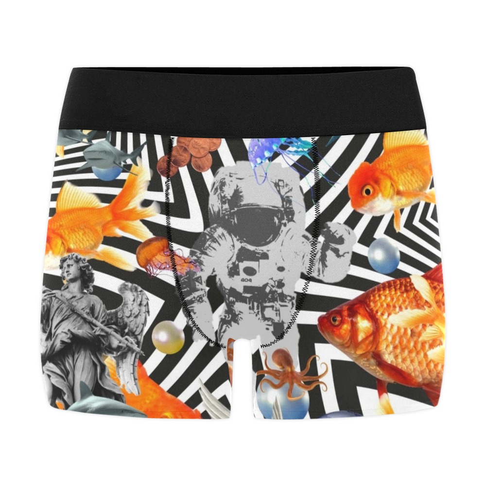 POINT OF ENTRY 2 Men's Boxer Briefs with Merged Design (Model  L10)