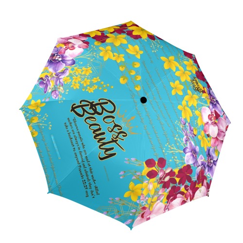 Umbrella - Boss Beauty Semi-Automatic Foldable Umbrella (Model U12)