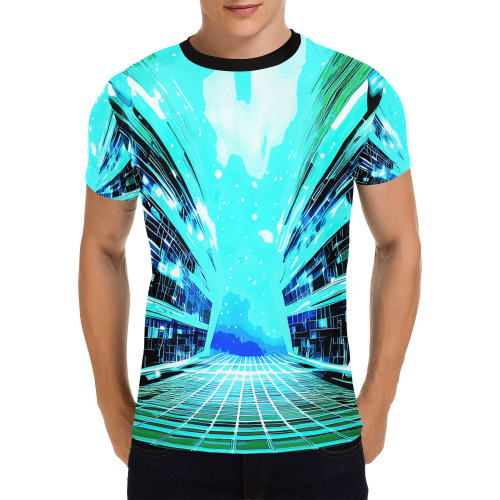 Exploring Galaxy 805 All Over Print T-Shirt for Men (USA Size) (Model T40)