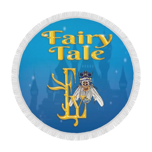 Fairy Tale Collectable Fly Circular Beach Shawl 59"x 59"