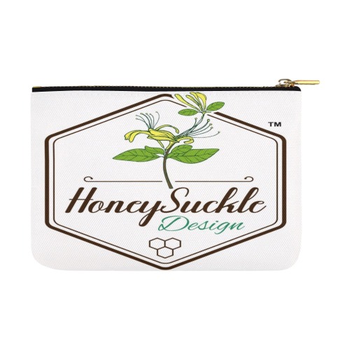 Honey Suckle Carry-All Pouch 12.5''x8.5''