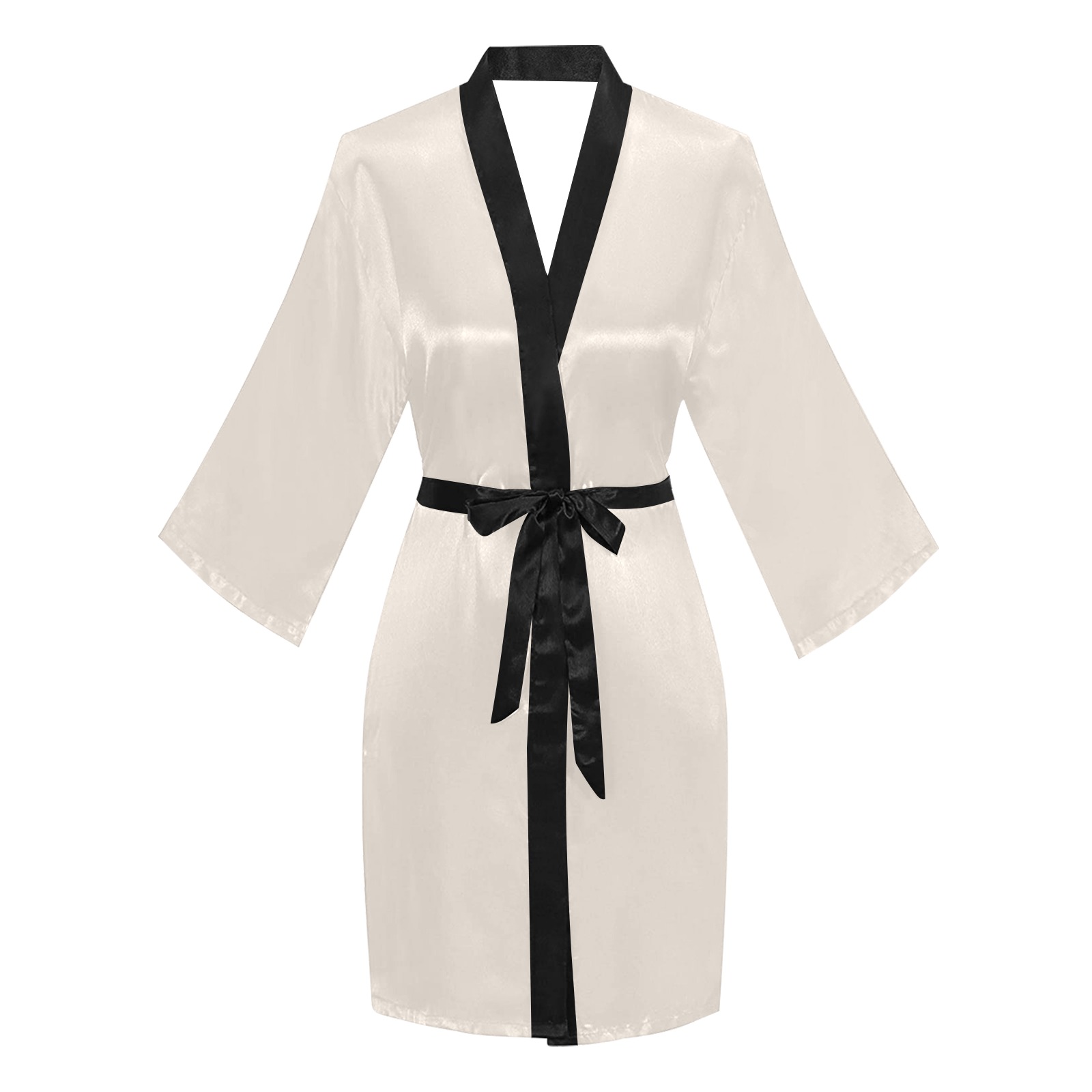 Perfectly Pale Long Sleeve Kimono Robe