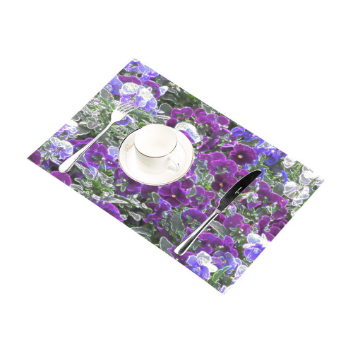 Field Of Purple Flowers 8420 Placemat 12’’ x 18’’ (Set of 4)
