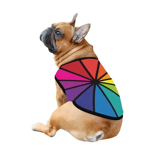 Wheel of Colour All Over Print Pet Tank Top