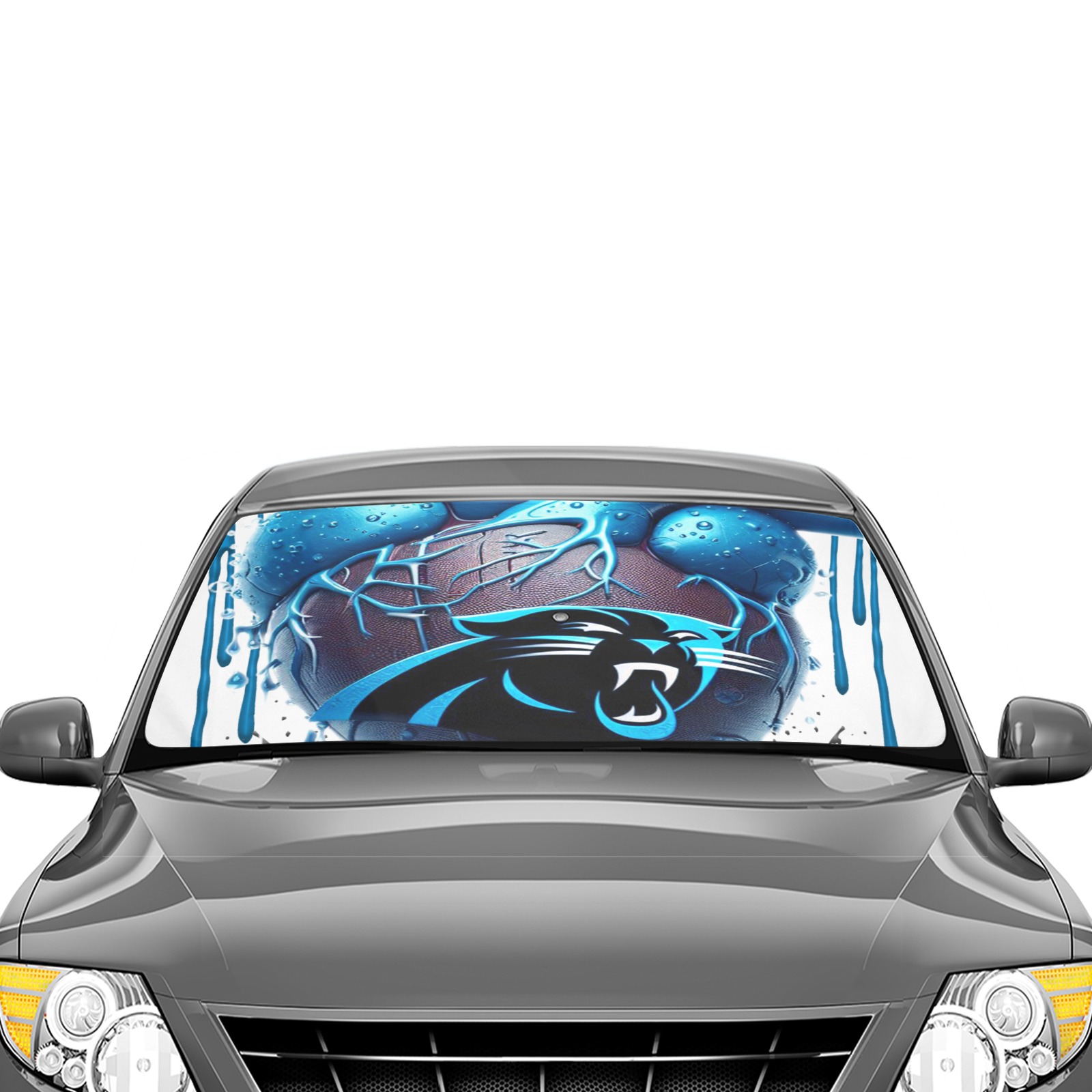 Carolina Panthers sun Viser Car Sun Shade Umbrella 58"x29"