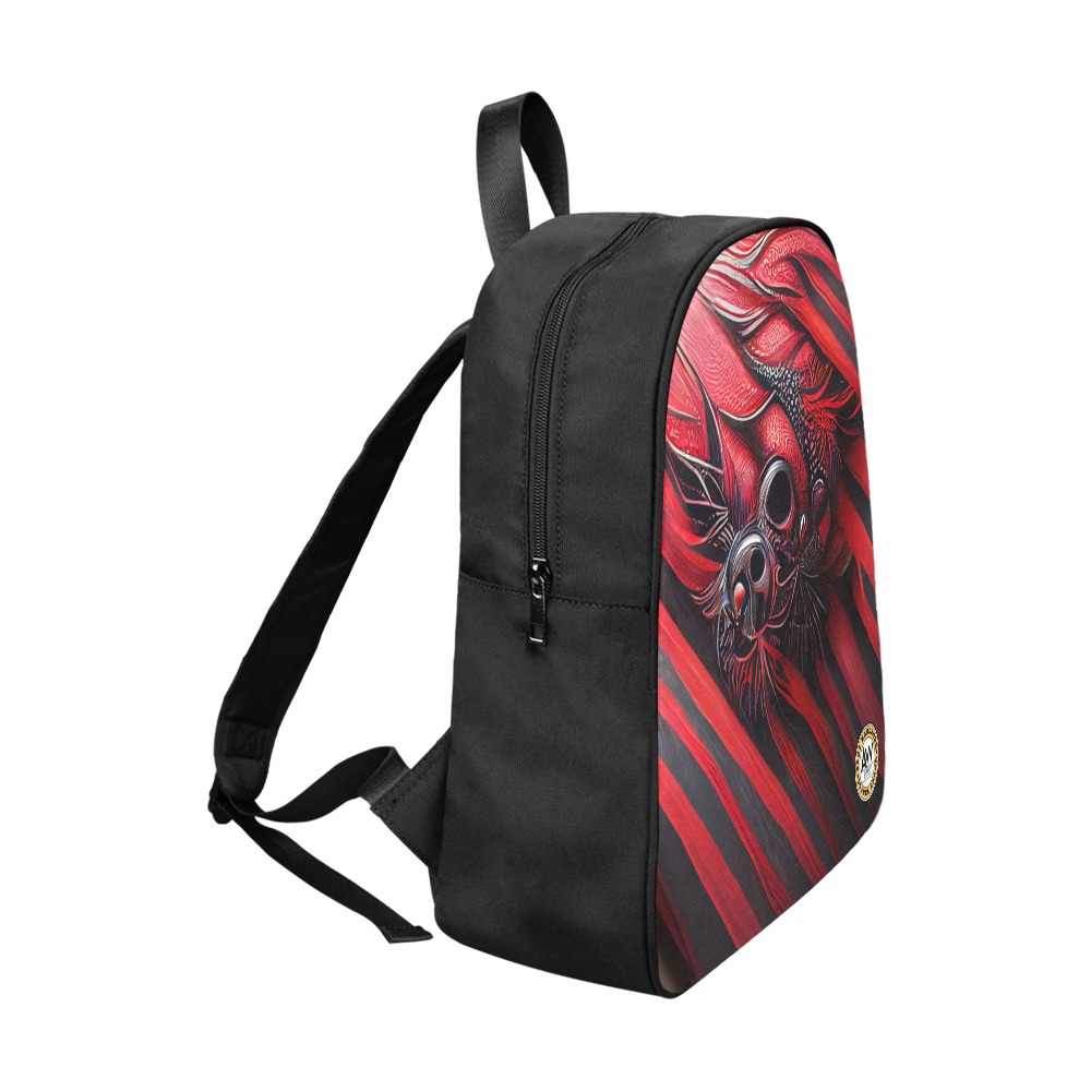 gothic pattern 3 Fabric School Backpack (Model 1682) (Large)
