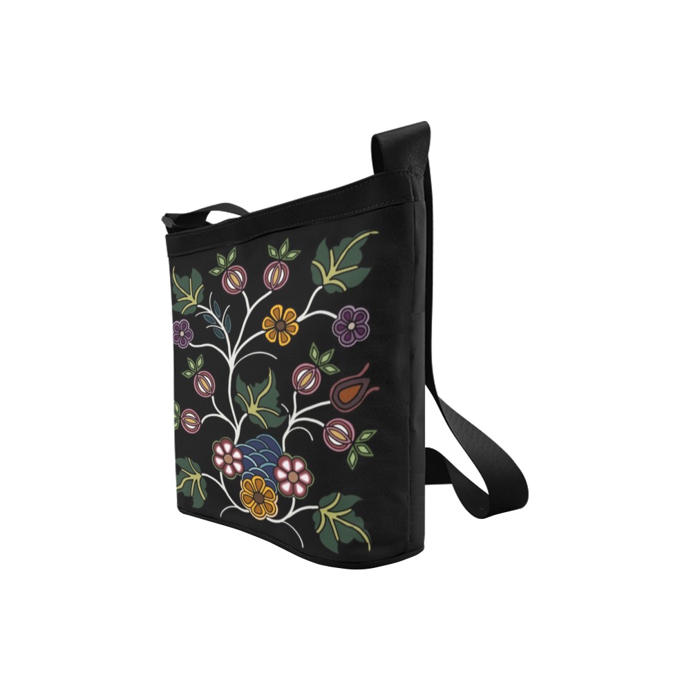 otter track floral Crossbody Bags (Model 1613)