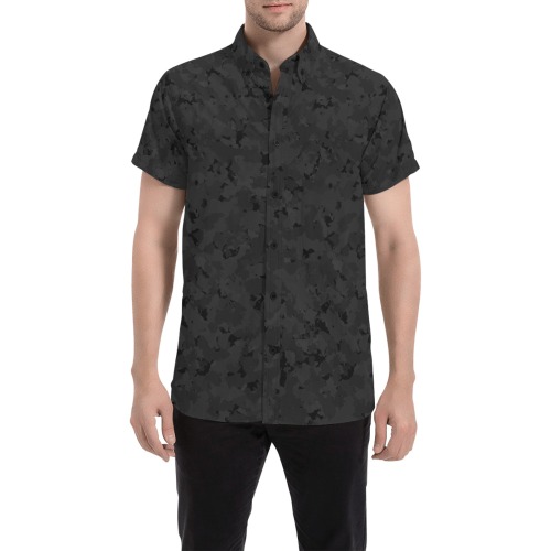 OGSGreenShirt3 Men's All Over Print Short Sleeve Shirt (Model T53)