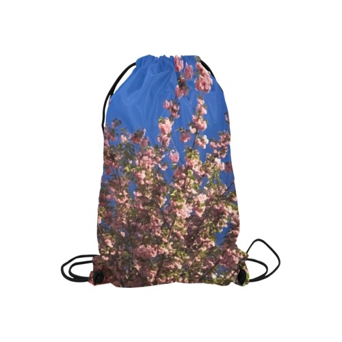 Cherry Tree Collection Small Drawstring Bag Model 1604 (Twin Sides) 11"(W) * 17.7"(H)