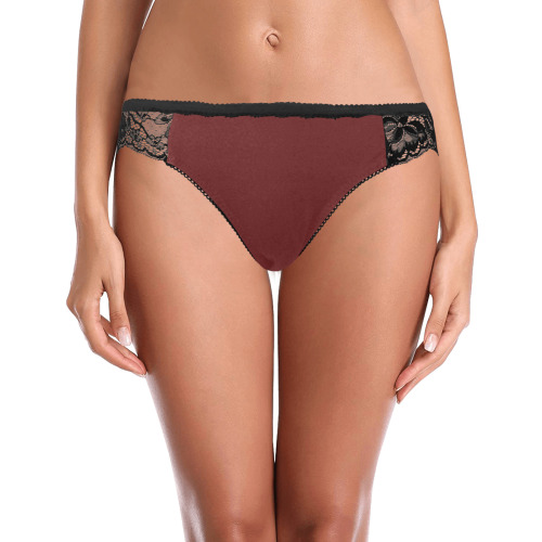 BROWN Women's Lace Panty (Model L41)