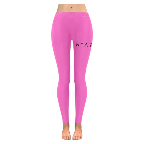 What's up Women's Low Rise Leggings (Invisible Stitch) (Model L05)
