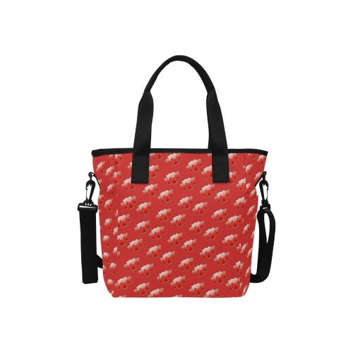 Las Vegas Sevens 777 / Red Insulated Tote Bag with Shoulder Strap (Model 1724)