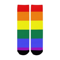 Gay Pride Rainbow Women's Custom Socks