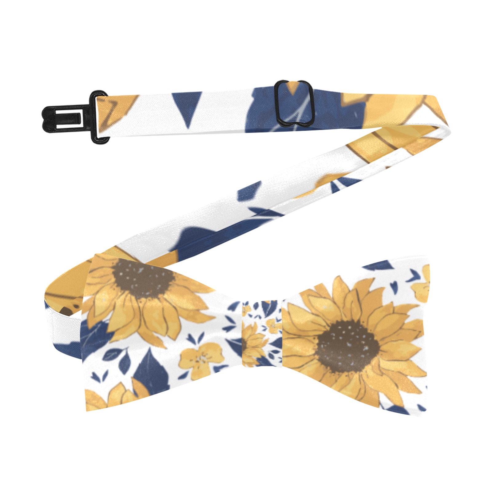 Blue&YellowSunflower Custom Bow Tie