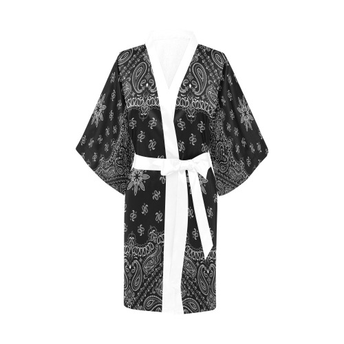 Bandanna Pattern Black White