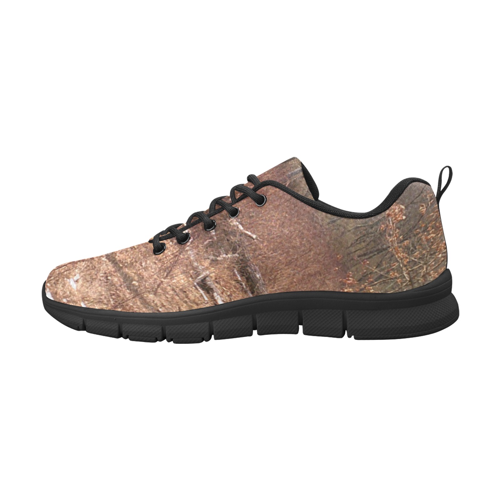 Falling tree in the woods Women's Breathable Running Shoes (Model 055)