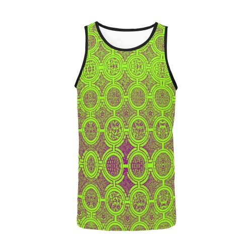 AFRICAN PRINT PATTERN 2 Men's All Over Print Tank Top (Model T57)