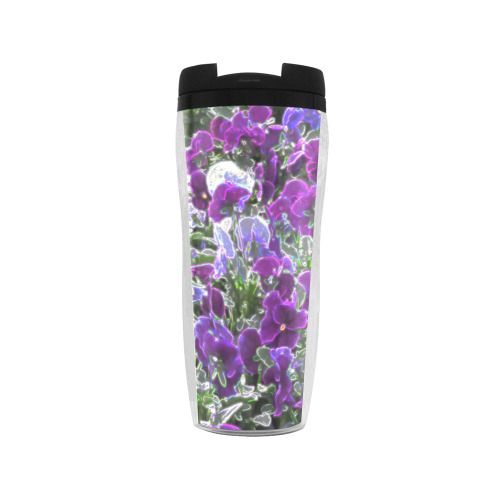 Field Of Purple Flowers 8420 Reusable Coffee Cup (11.8oz)