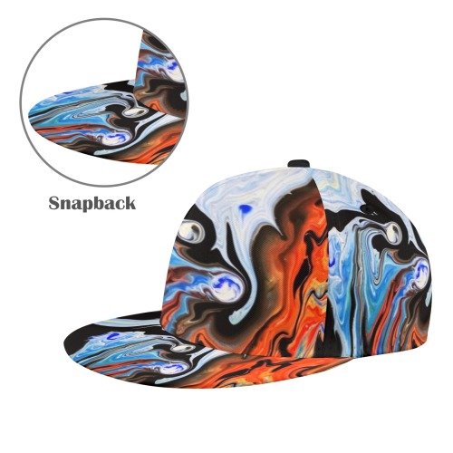 Painted All Over Print Snapback Hat