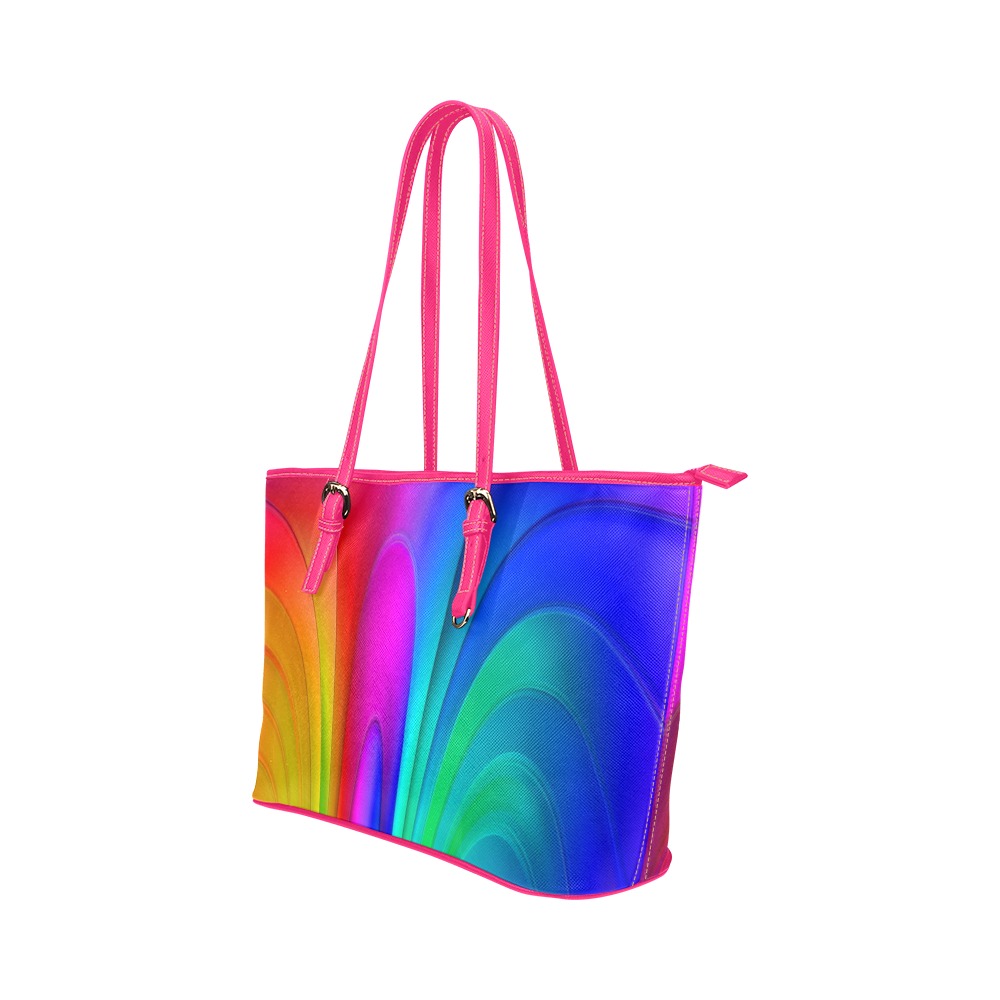 Fairlings Delight's Rainbow Collection- 53086I2 Leather Tote Bag/Large (Model 1651)