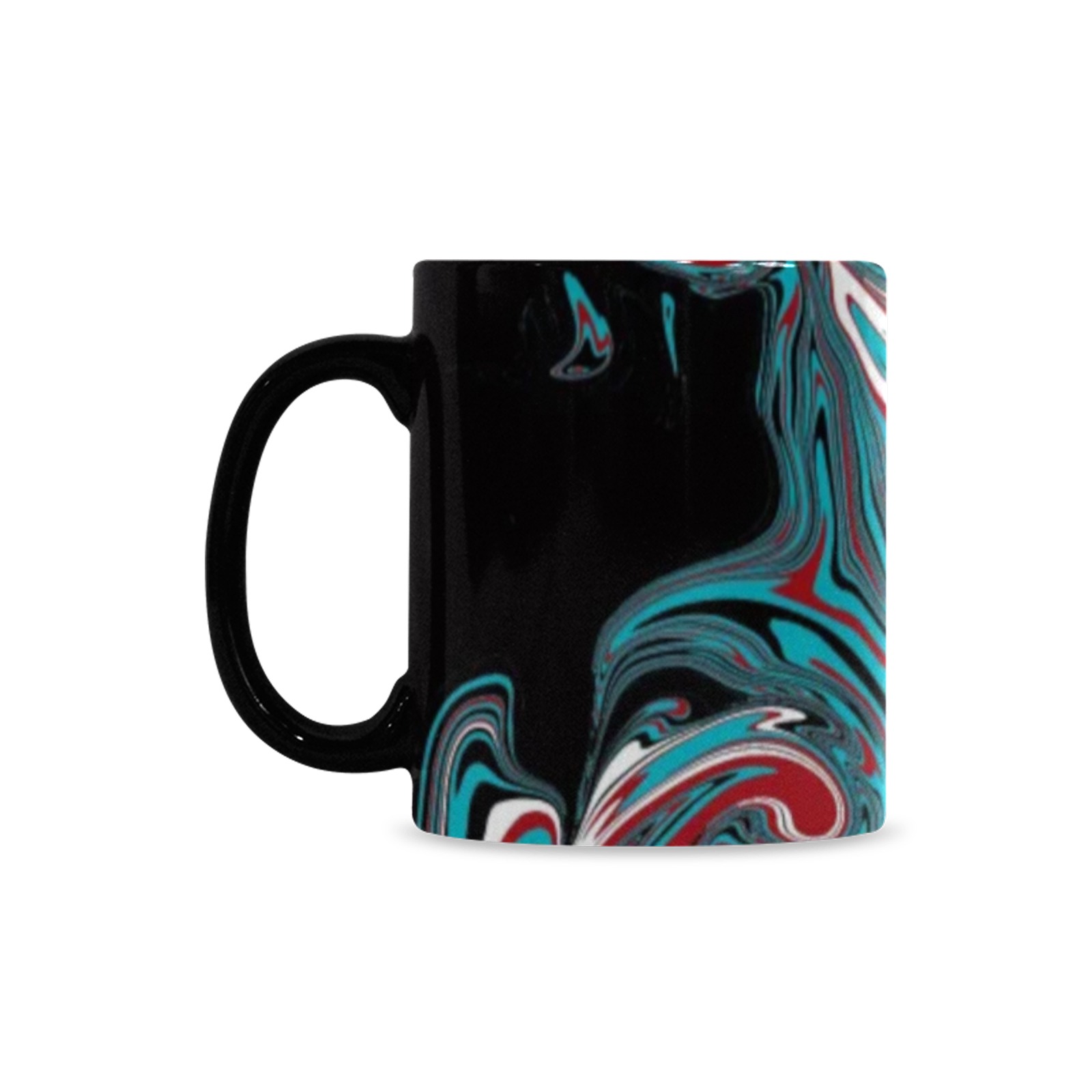 Dark Wave of Colors Custom Morphing Mug (11oz)