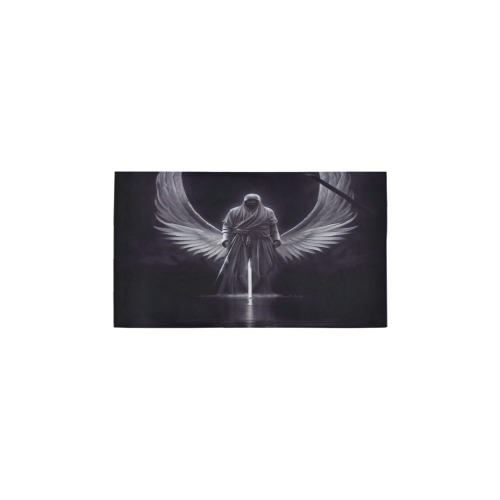 angel with cross Bath Rug 16''x 28''