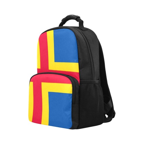 Flag of Åland Islands Unisex Laptop Backpack (Model 1663)