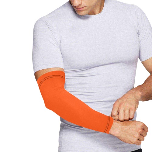 color orange red Arm Sleeves (Set of Two)
