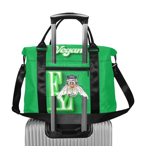 Vegan Collectable Fly Large Capacity Duffle Bag (Model 1715)