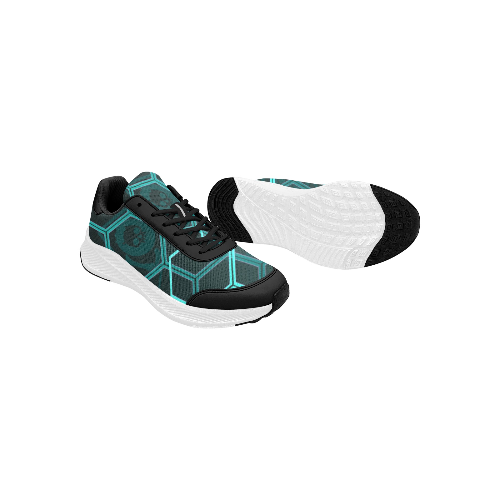 Electro Honeycomb Women's Mudguard Running Shoes (Model 10092)