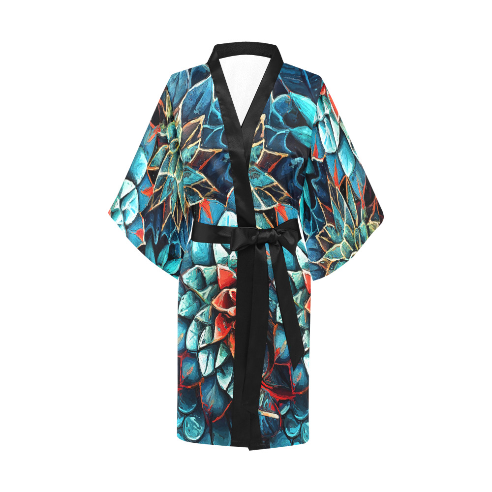 flowers botanic art (8) fashion kimono Kimono Robe