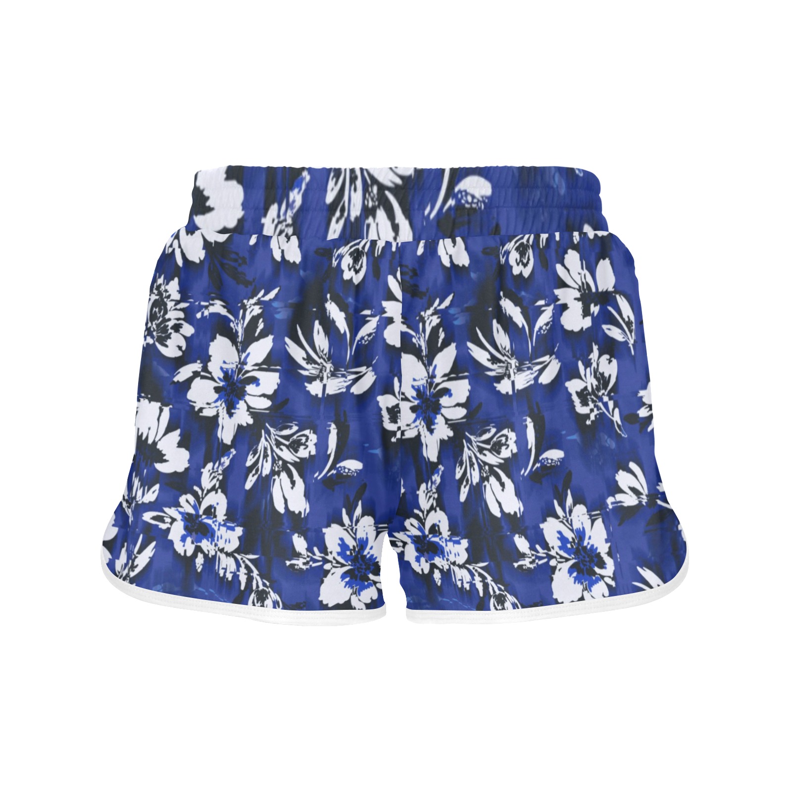 Flowery distortion mosaic Women's Sports Shorts (Model L61)