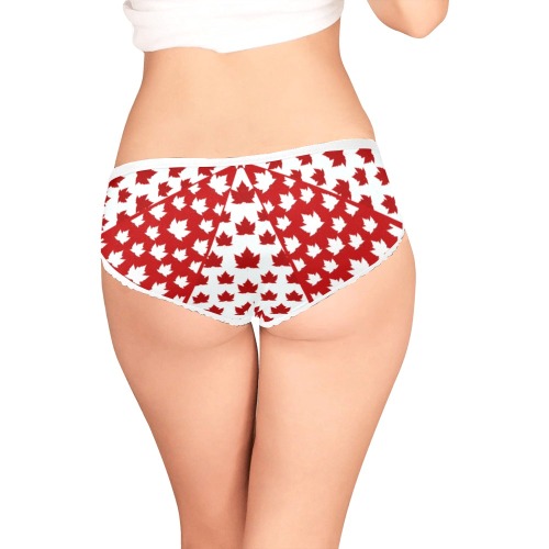 Cute Canada Panties - Women's Women's All Over Print Girl Briefs (Model L14)