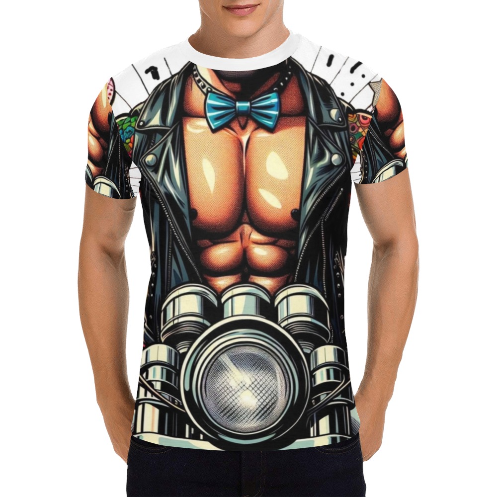 More Sexy by Fetishworld All Over Print T-Shirt for Men (USA Size) (Model T40)