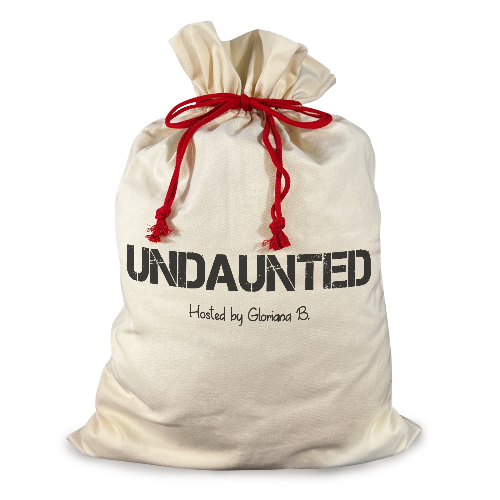 Undaunted Christmas Sack Santa Claus Drawstring Bag 21"x32" (One-Sided Printing)