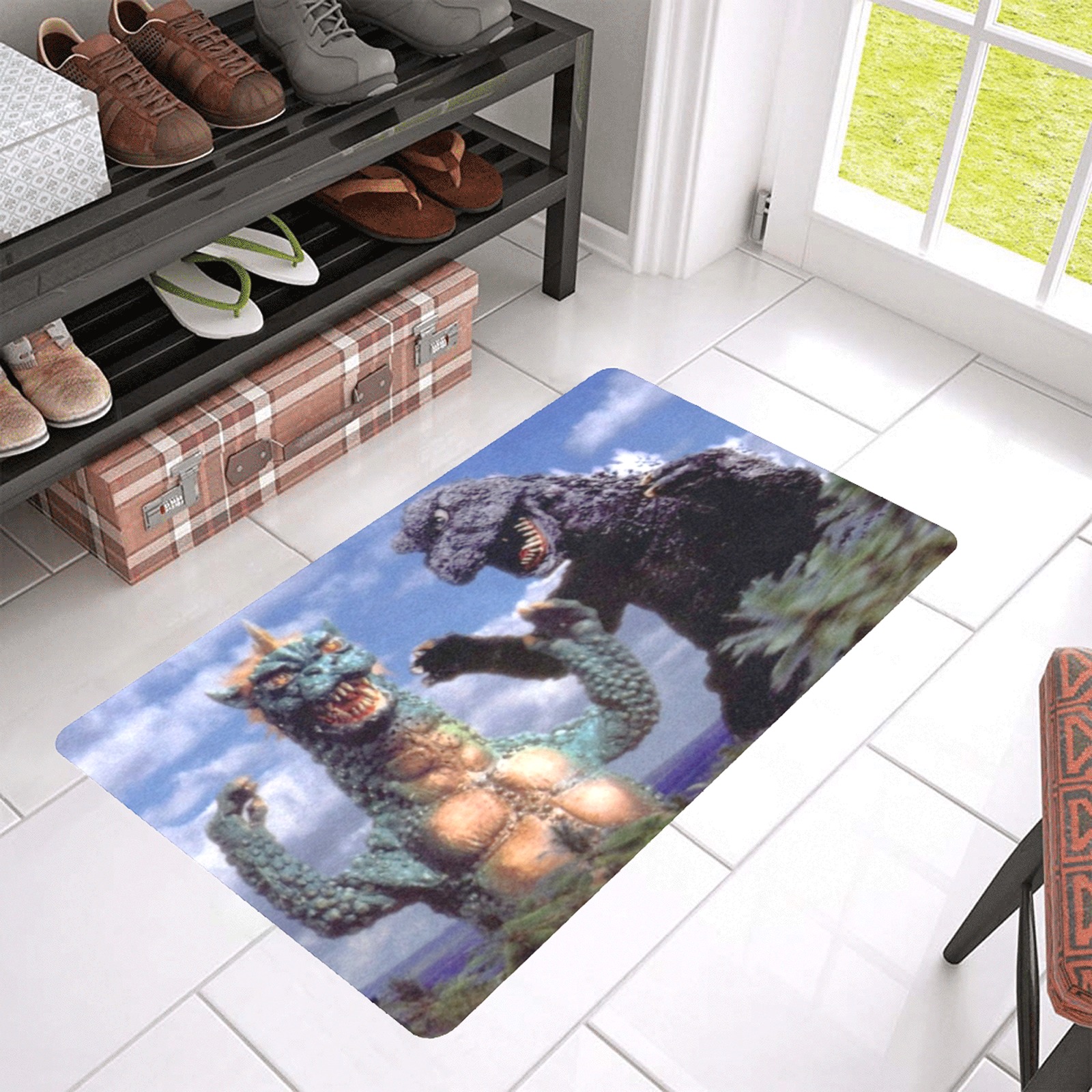 Godzilla Print Doormat 30"x18"