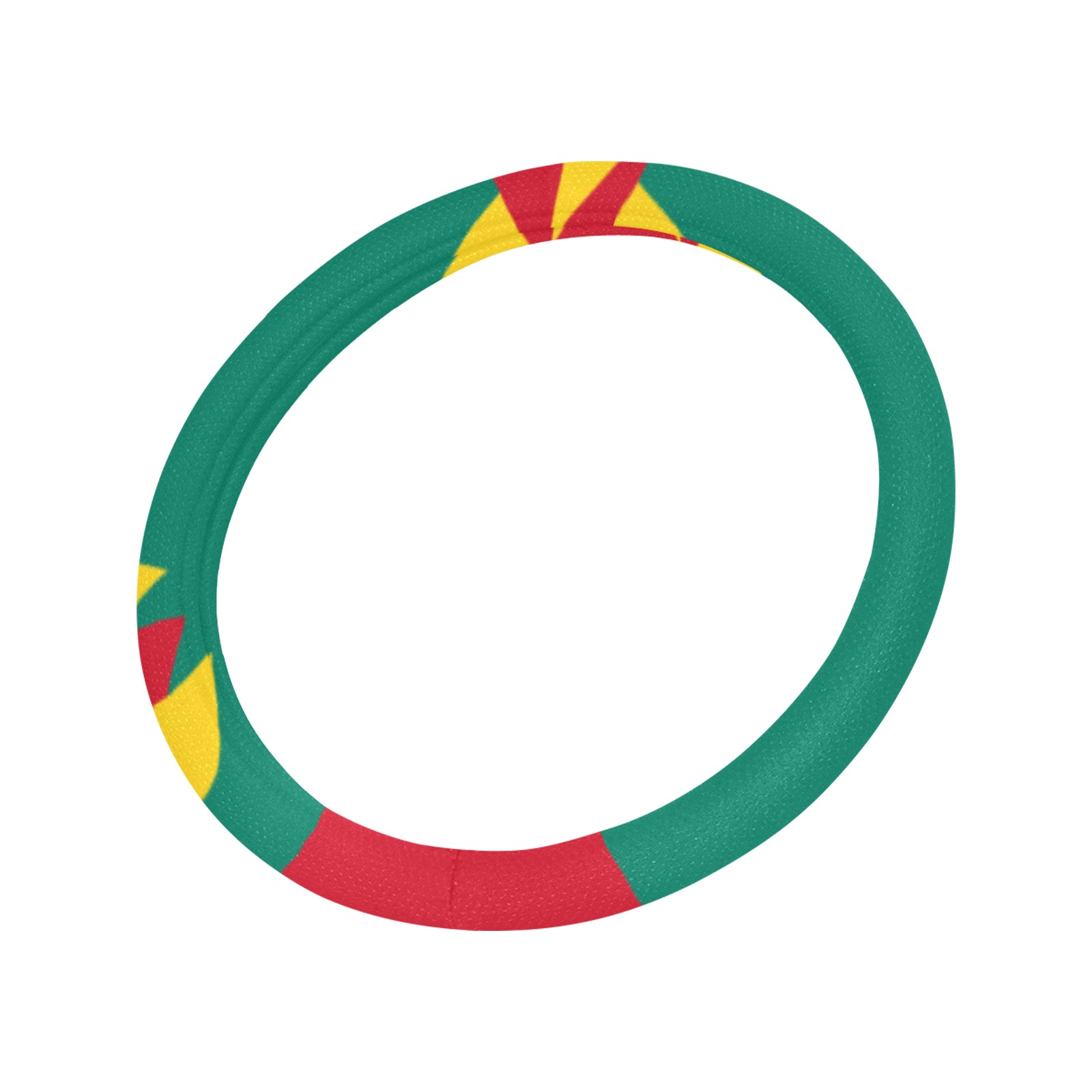 Grenada Flag Steering Wheel Cover with Anti-Slip Insert