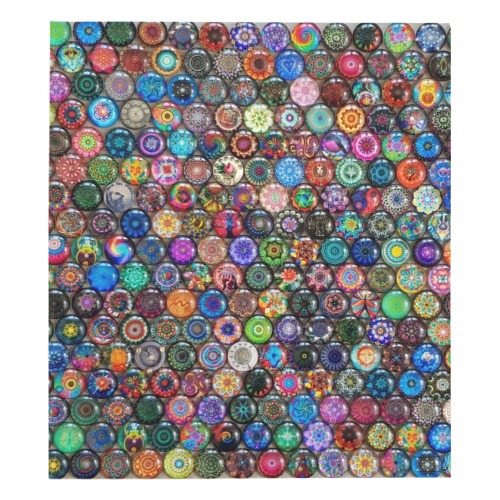 My Little Paperweights Plus Quilt 70"x80"