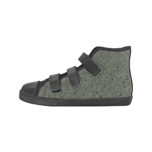 Geen 383 Velcro High Top Canvas Kid's Shoes (Model 015)